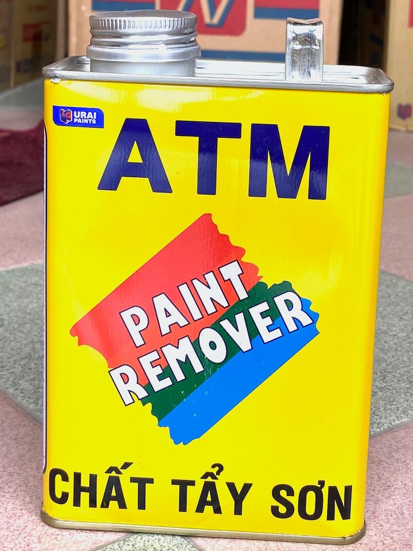 Chất tẩy sơn ATM 875 ml dung dịch tẩy sơn trên mọi chất liệt