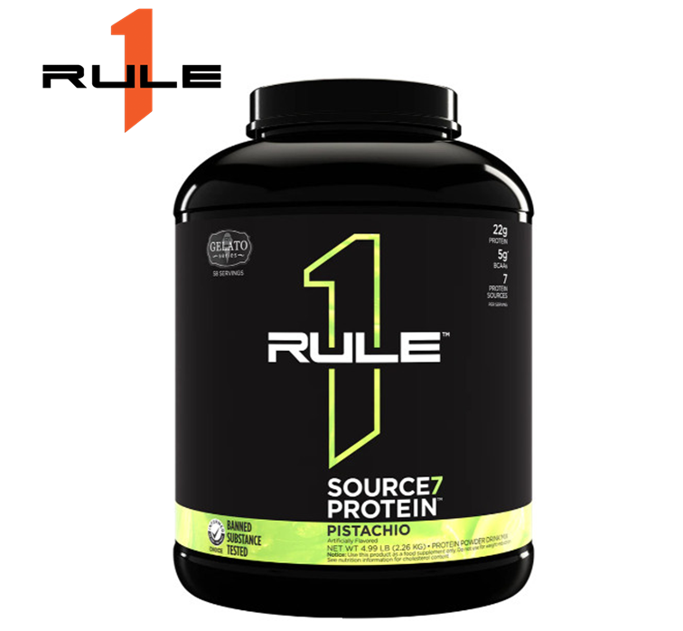 Bổ sung 7 loại whey protein rule 1 source 7 protein 4.95-4.99lb