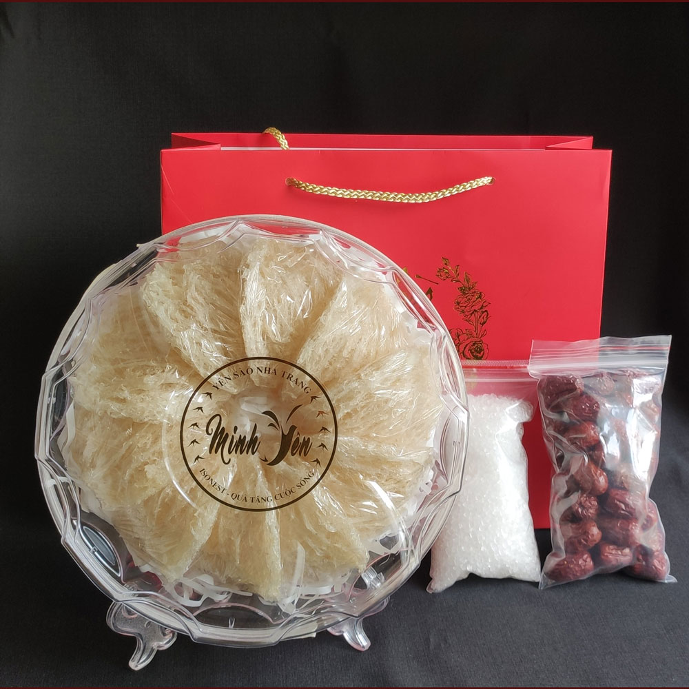  Yến Sào Sạch Lông Kéo Sợi Nha Trang - 100g  10 tổ  