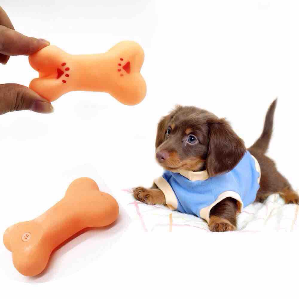 [HCM]Đồ Chơi Cục Xương Chút Chít Cho Chó Mèo