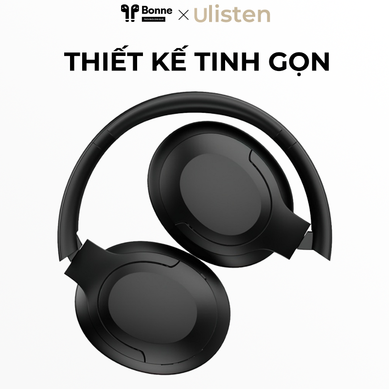 Tai nghe chụp tai Ulisten B1 ANC - Tai nghe Bluetooth với công nghệ chống ồn chủ động