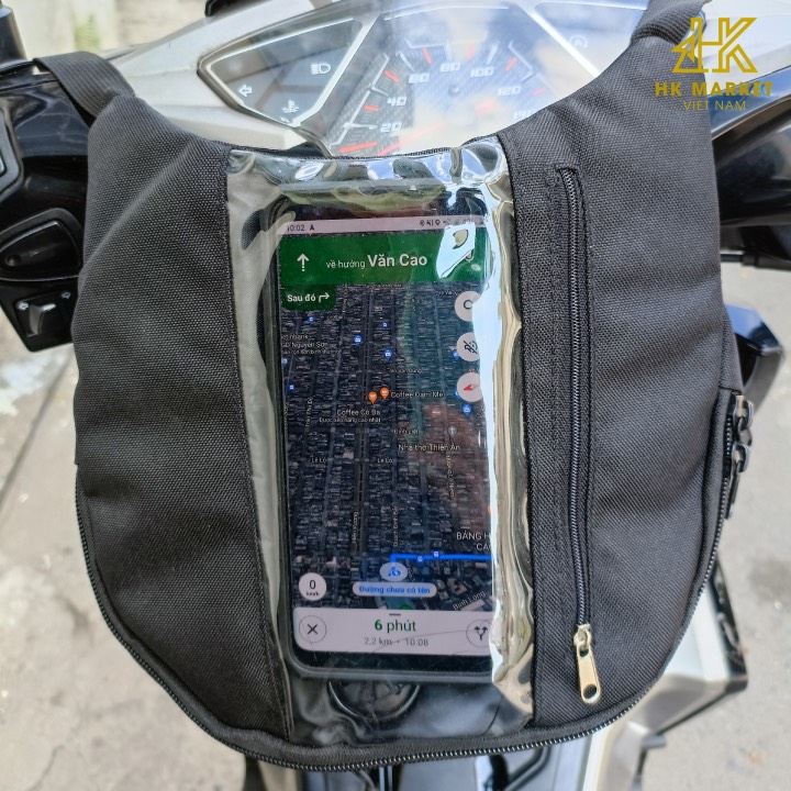Túi đựng điện thoại đựng đồ treo ghi đông xe máy xem google map