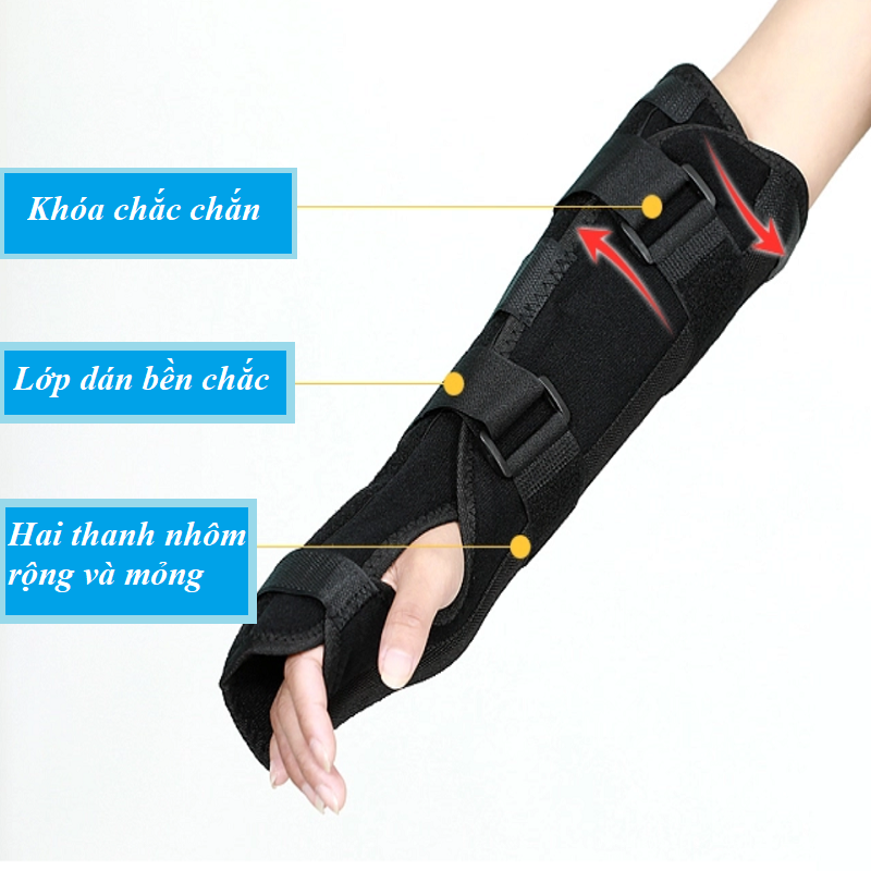 Đai nẹp cố định cẳng tay, cổ tay và bàn tay