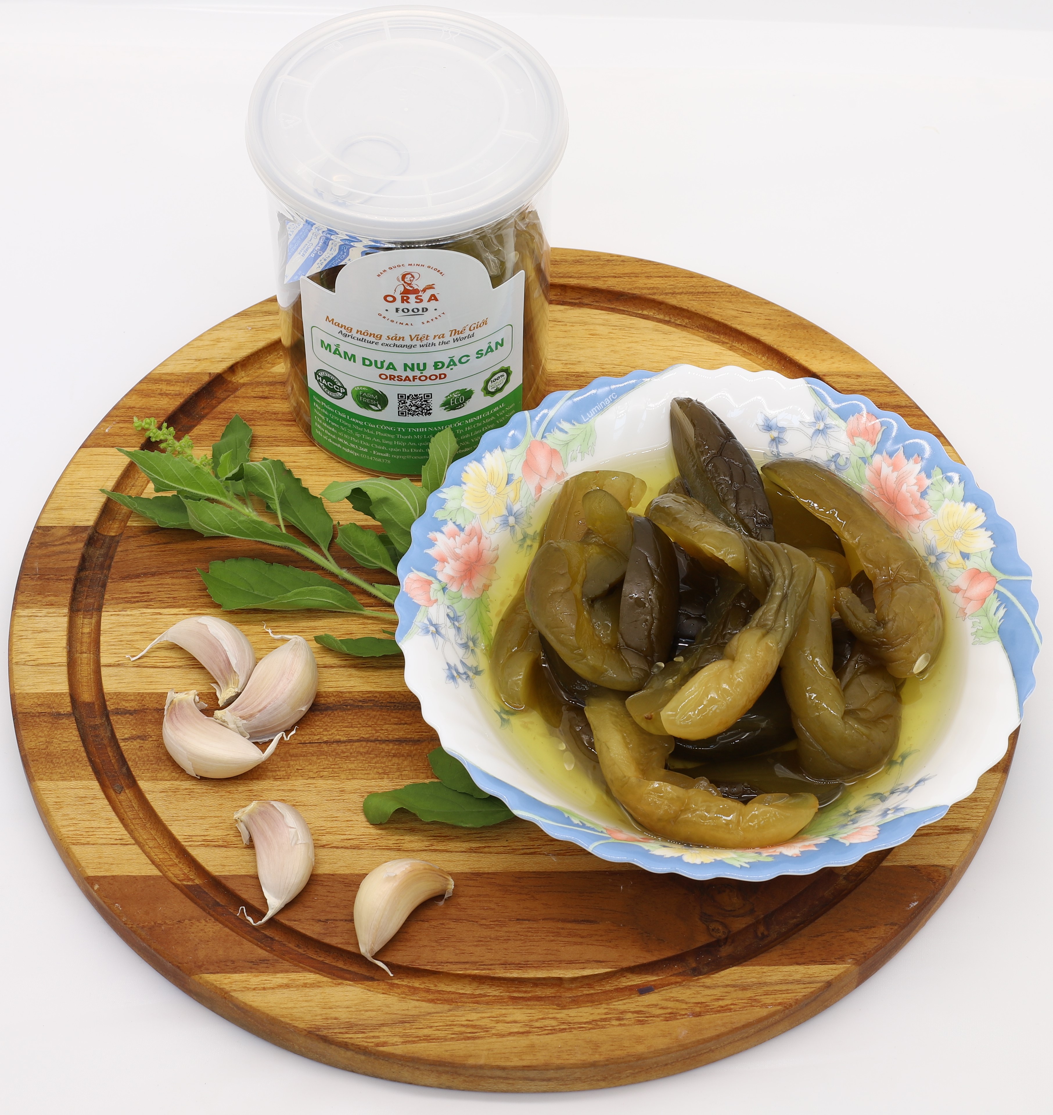 Orsafood đặc sản dưa nụ nguyên trái chay _ mắm dưa nụ nguyên trái chay ăn liền _ mắm dưa nụ ăn liền giòn ngọt _ đặc sản mekong chay mặn đều dùng được
