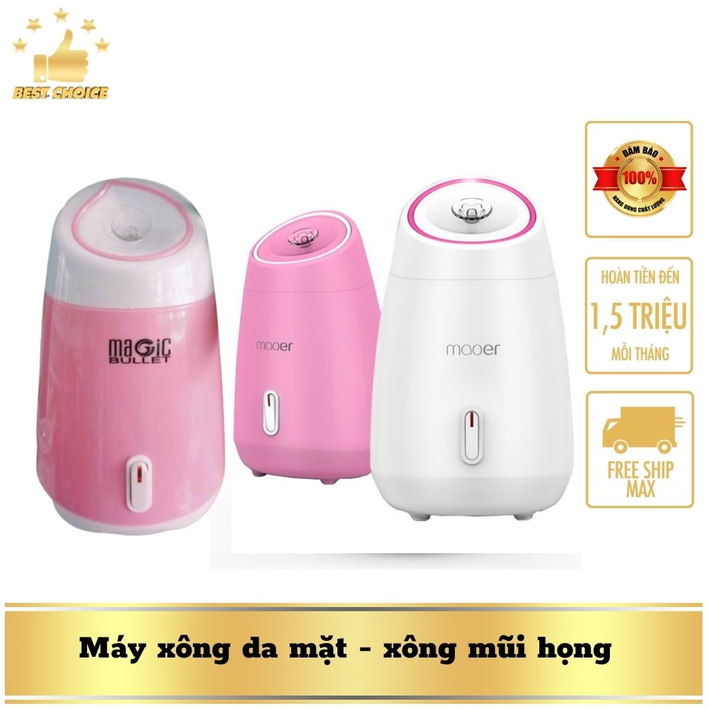 Máy xông hơi mặt mũi họng phòng chống covid, máy xông chanh xả gừng, máy xông làm đẹp da