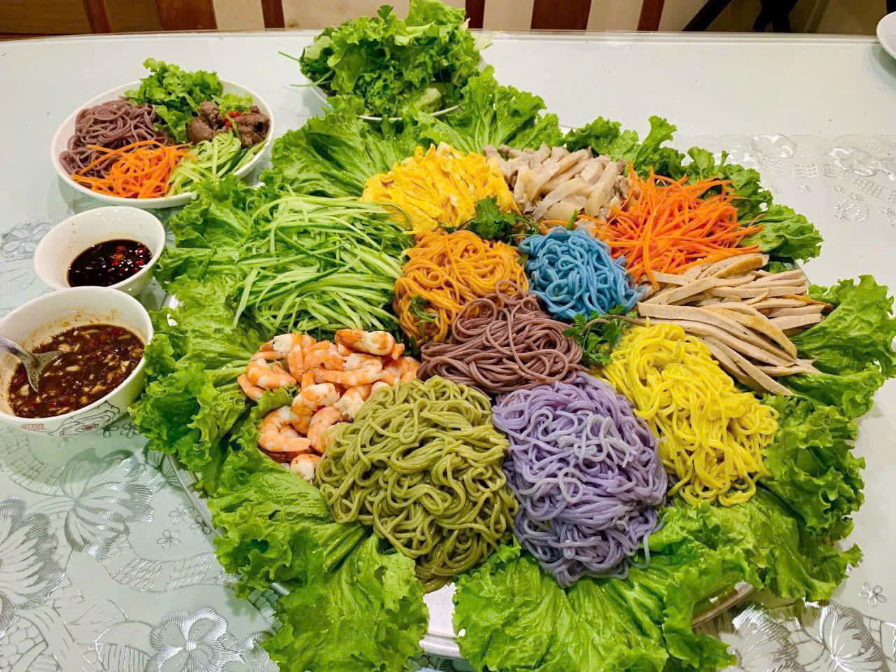 Bún rau củ ăn kiêng healthy-eatclean-giảm cân