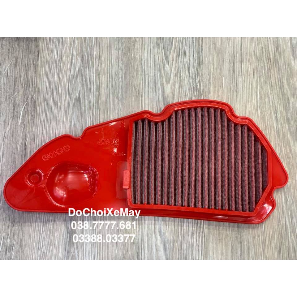 [HCM]Lọc Gió Pô Air Độ Vải Dầu Cho Sh Việt Nam Các Đời Sử Dụng Vĩnh Viễn Gắn Như Zin Tẩm Dầu Bmc Sẵn