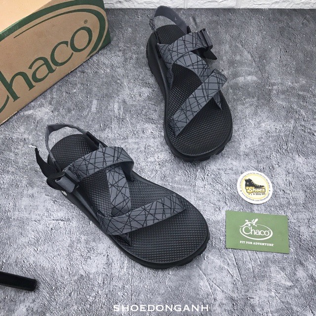 Sandal chaco nam Dây XÁM ĐẬM Kiểu dáng hài hòa, dễ phối đồ