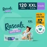 Thùng 3 gói Tã/Bỉm Quần Rascals Size XXL (15-20kg) 120 miếng