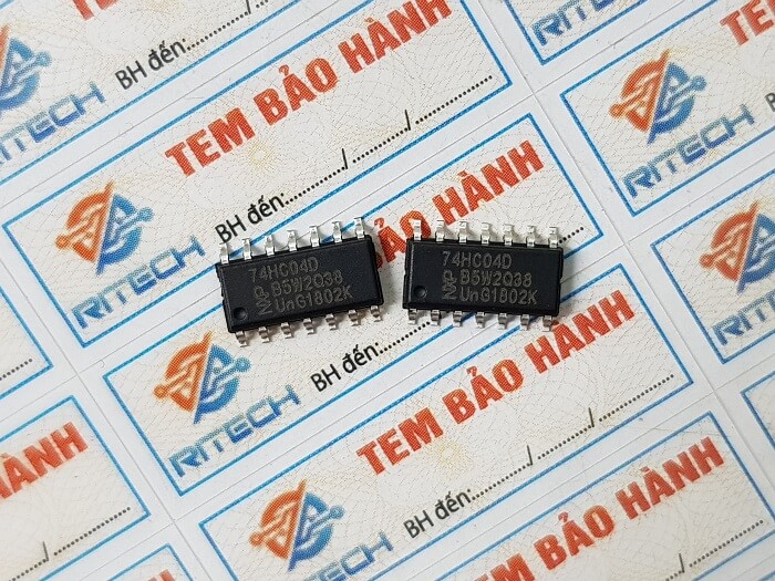 74hc04d, 74hc04 ic số sop-14