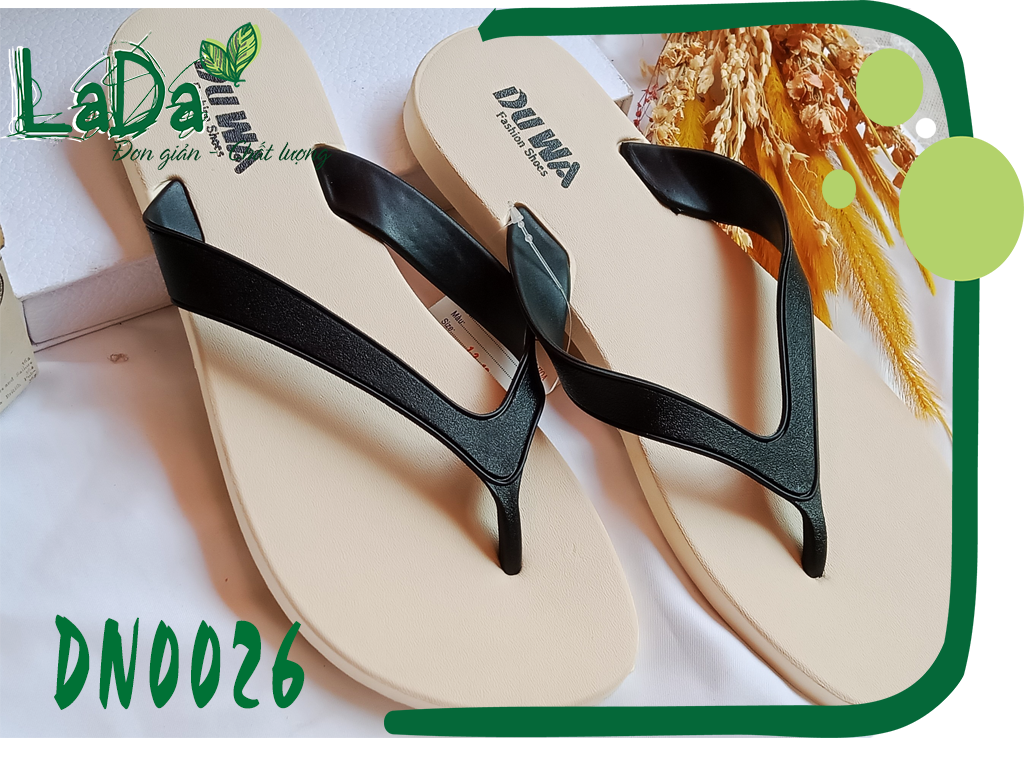 Dép đúc quai kẹp nữ màu trơn siêu bền
