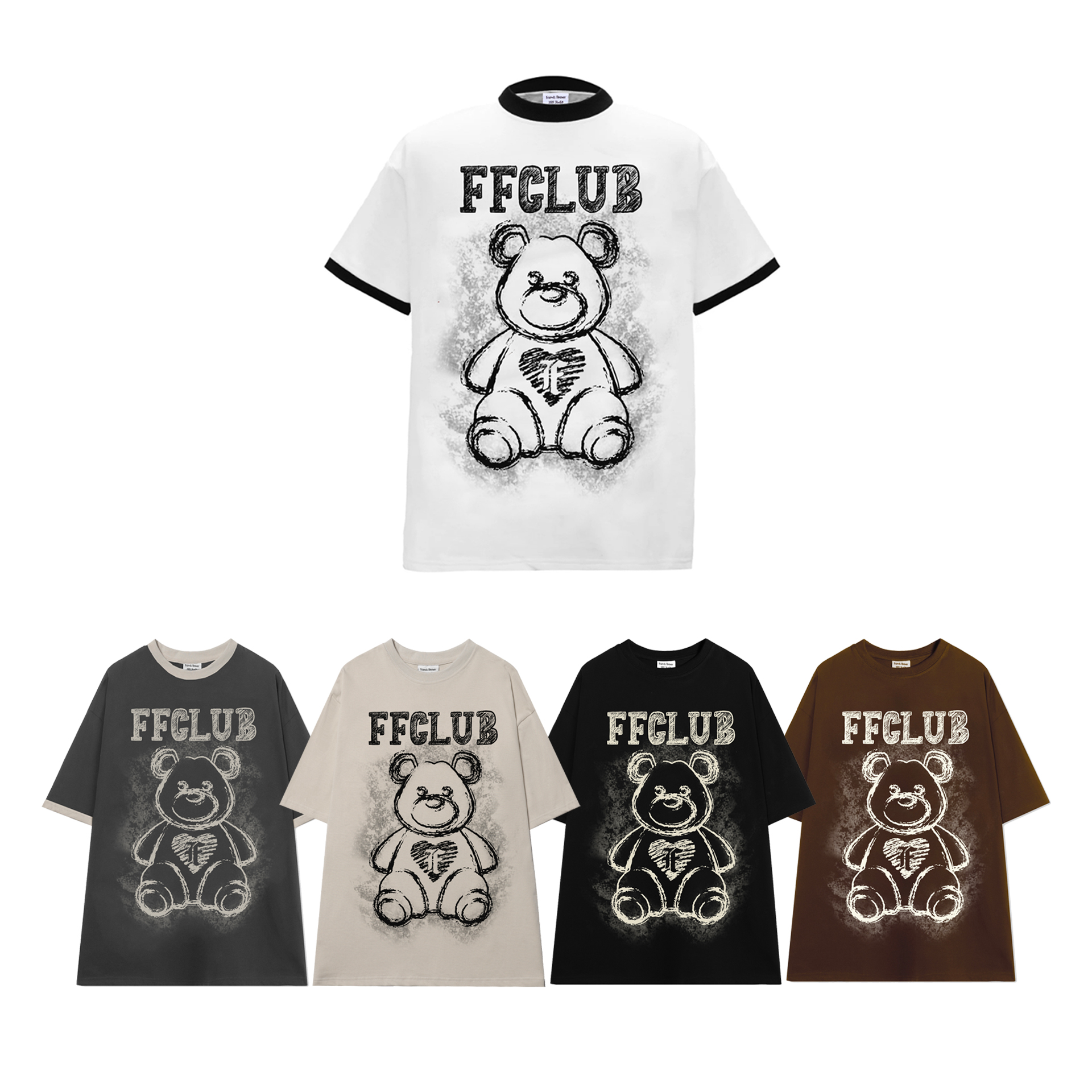 Áo thun ff gummy bear tee