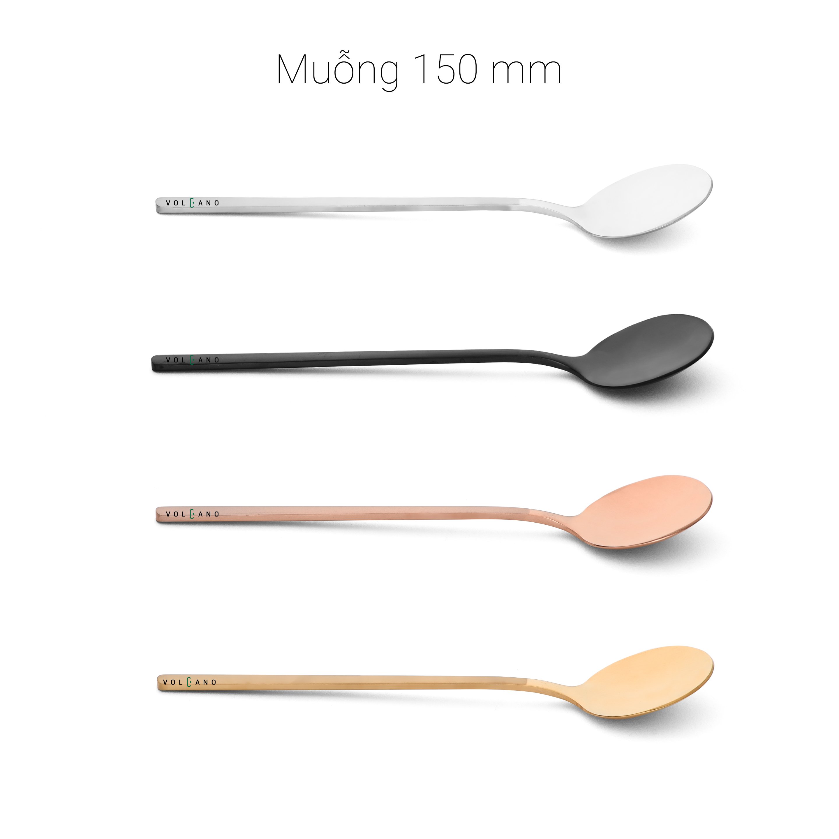 Muỗng cà phê inox 15cm
