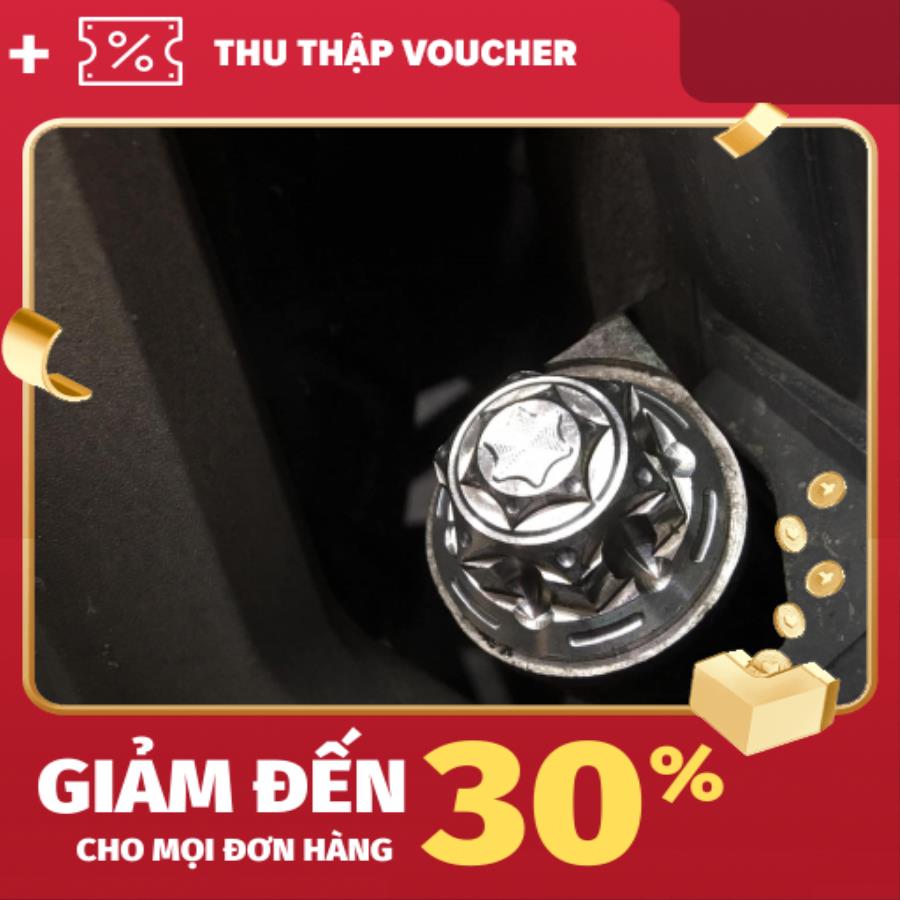 Ốc nhớt salaya inox honda - yamaha - suzuki