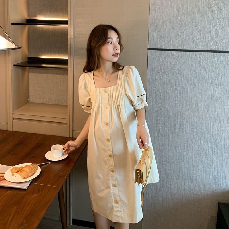 Váy Bầu Đầm Bầu Suông Lịch Sự A2151