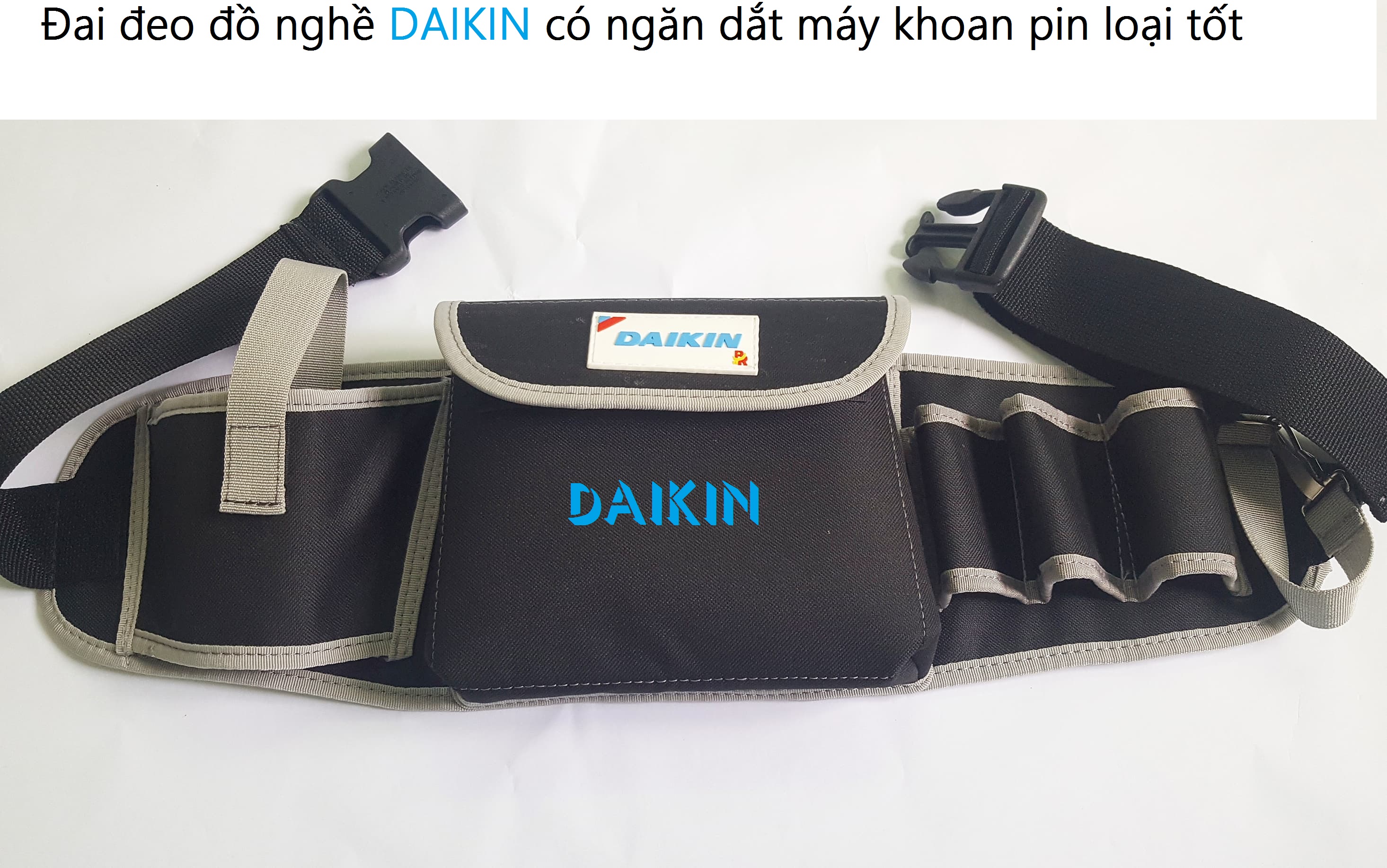 Túi đựng đồ nghề ( Đai đựng đồ nghề DAIKIN đeo hông leo trèo cao cấp ) dày