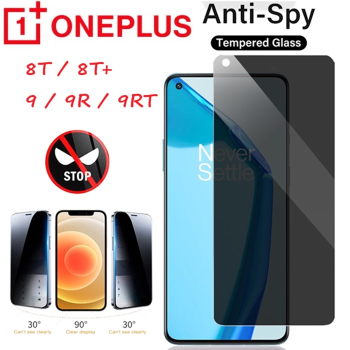 Cường lực Chống nhìn trộm Oneplus 8T / 8T+ / 9 / 9R / 9RT / 4G / 5G (Full Màn, Full Keo)