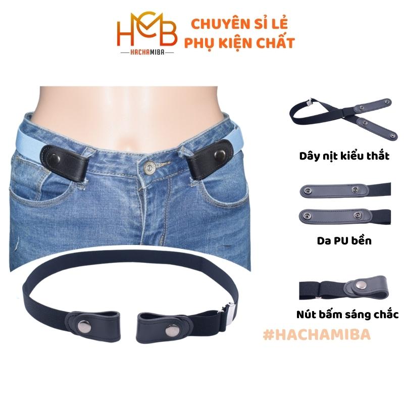 Dây nịt quần nửa lưng doumeng - dây đai lưng nịt bụng không khóa