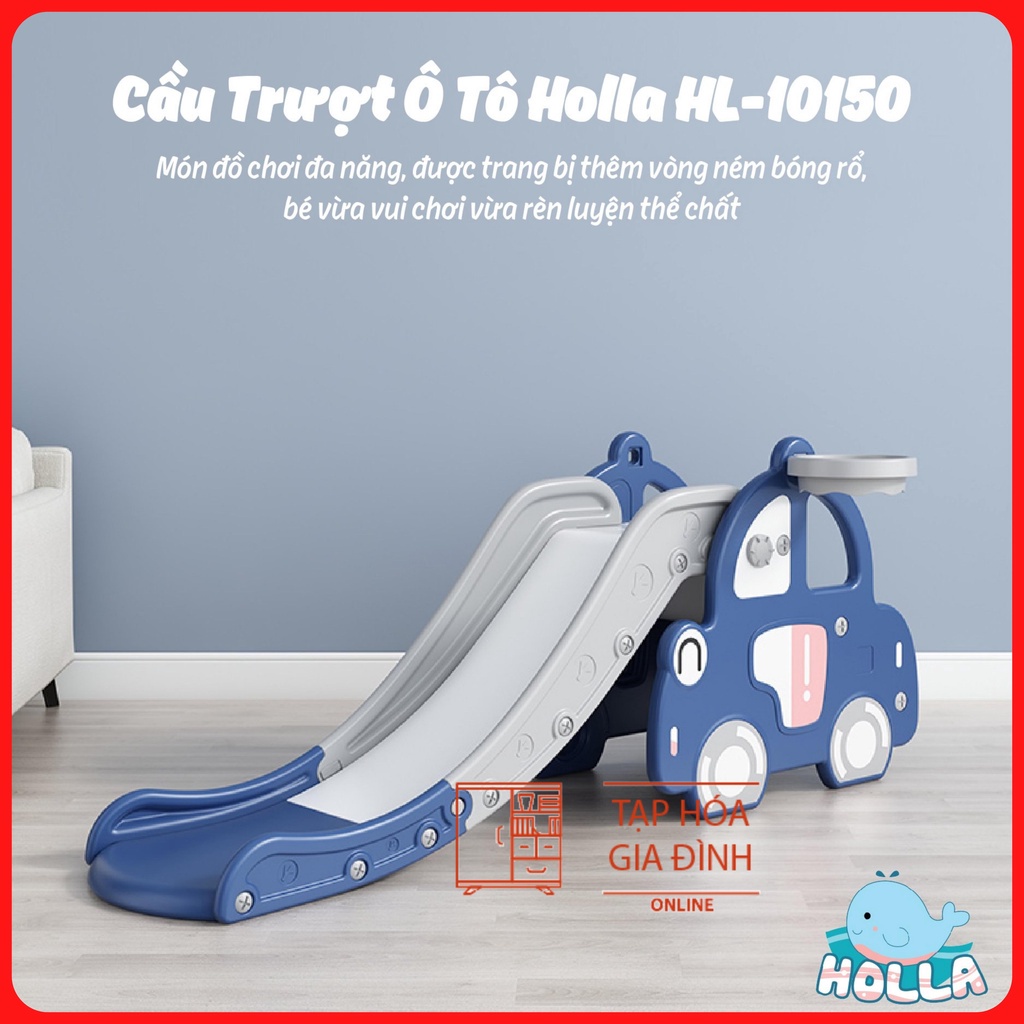 Cầu trượt cho bé - câu trượt ô tô đơn - cao cấp máng dài chịu lực lên tới 60kg
