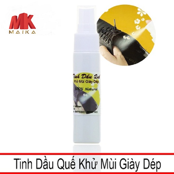 Tinh dầu quế khử mùi giày dép td05 mk maika - khử mùi hôi, ẩm mốc cho giày dép