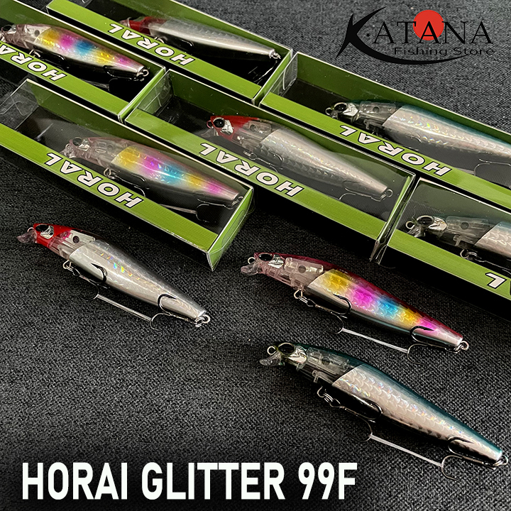 Mồi lure minnow horai glitter 99f