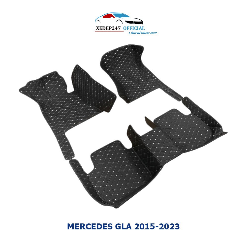 Thảm sàn ô tô 5D 6D dành cho xe 5 chỗ Mercedes GLA 2015-2023
