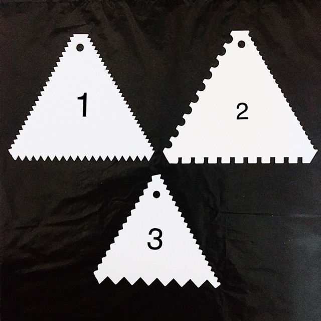 Miếng tạo vân / Vét bột răng cưa