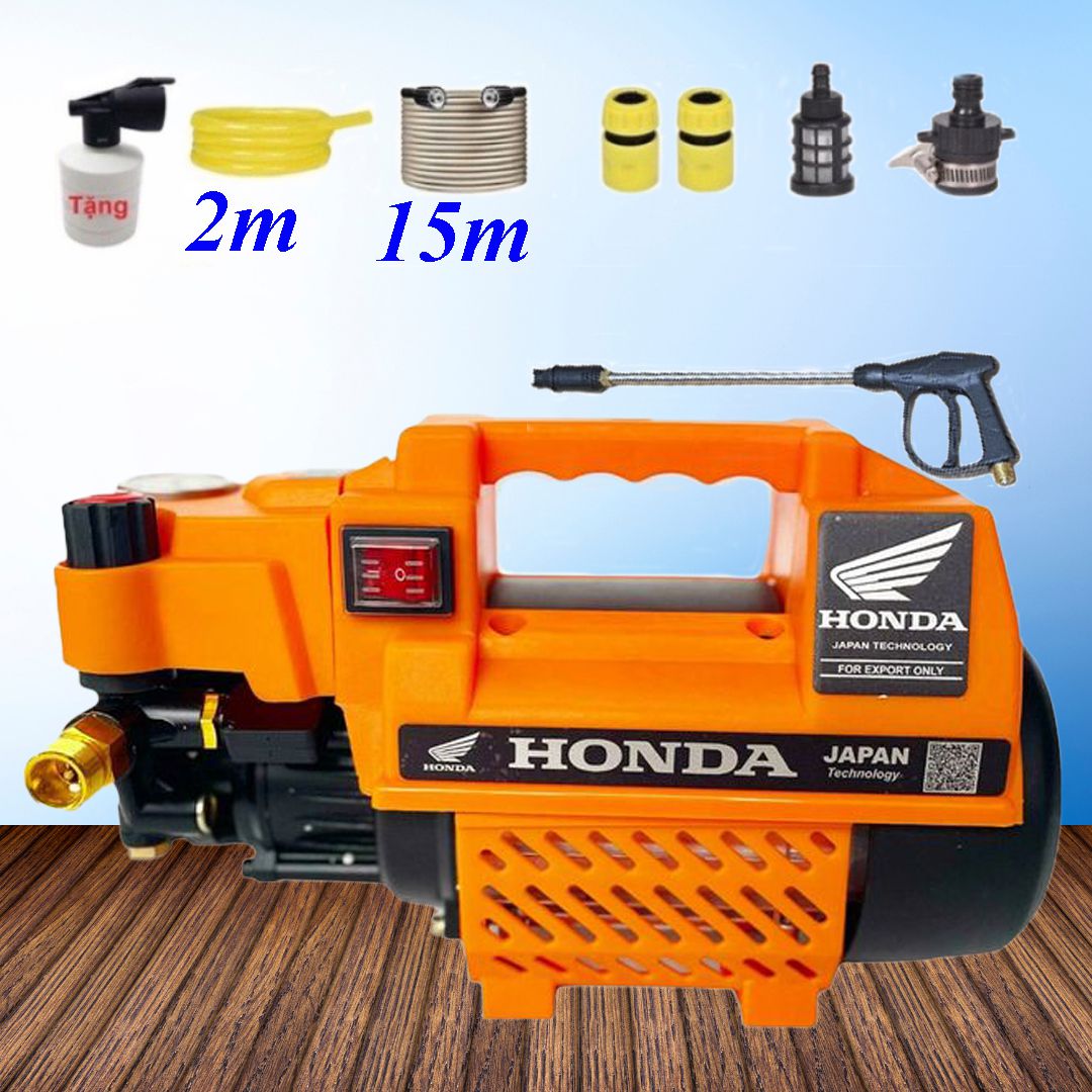 Máy rửa xe honda phiên bản nâng cấp 3 xilanh mạnh mẽ bền bỉ hơn- bảo hành 12 tháng