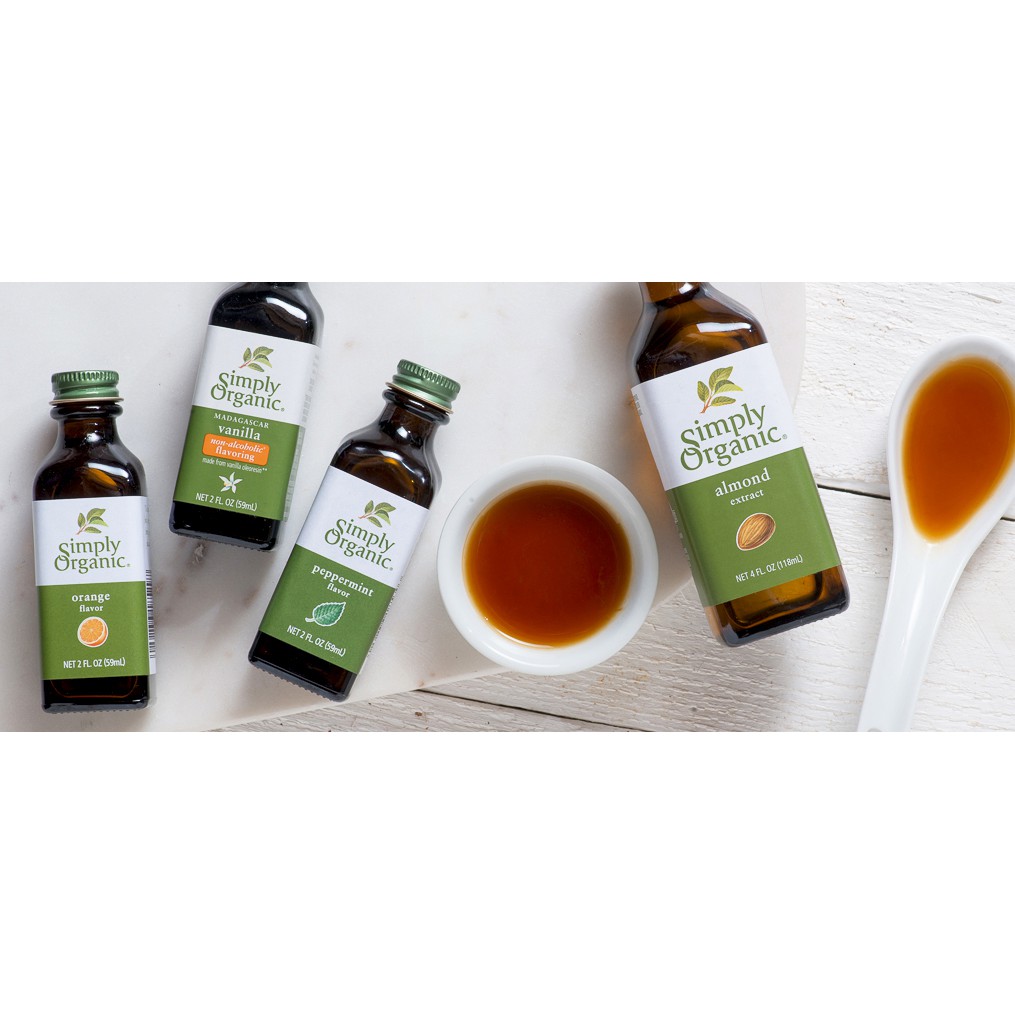 [HCM]Tinh chất vani chiết xuất hữu cơ - Simply Organic - 118ml