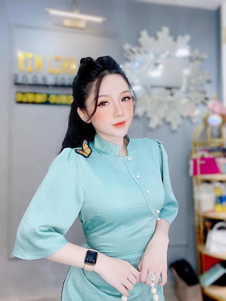 Set Đồ Lam Đi Chùa Vải Đũi Mẫu Bướm Mềm Mịn D04