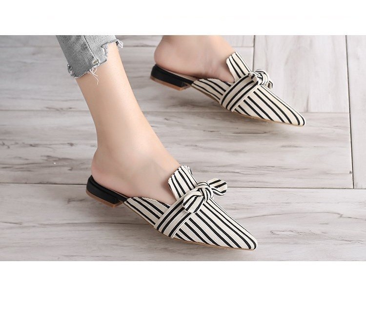 [HCM]BẢO HÀNH 12 THÁNG  - Dép sục nữ quai kẻ ngang