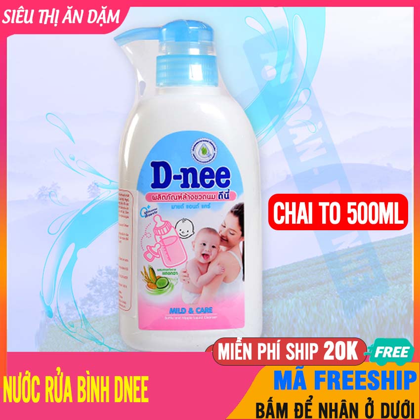 Nước Rửa Bình Sữa DNEE (500ml) Thành Phần Thiên Nhiên, An Toàn Cho Sức Khỏe, Diệt Khuẩn Hiệu Quả - nuoc rua binh sữa, dnee rửa bình, nước rua binh sua, nước rửa bình  - Nước Rửa Bình Dnee - 8851989060248
