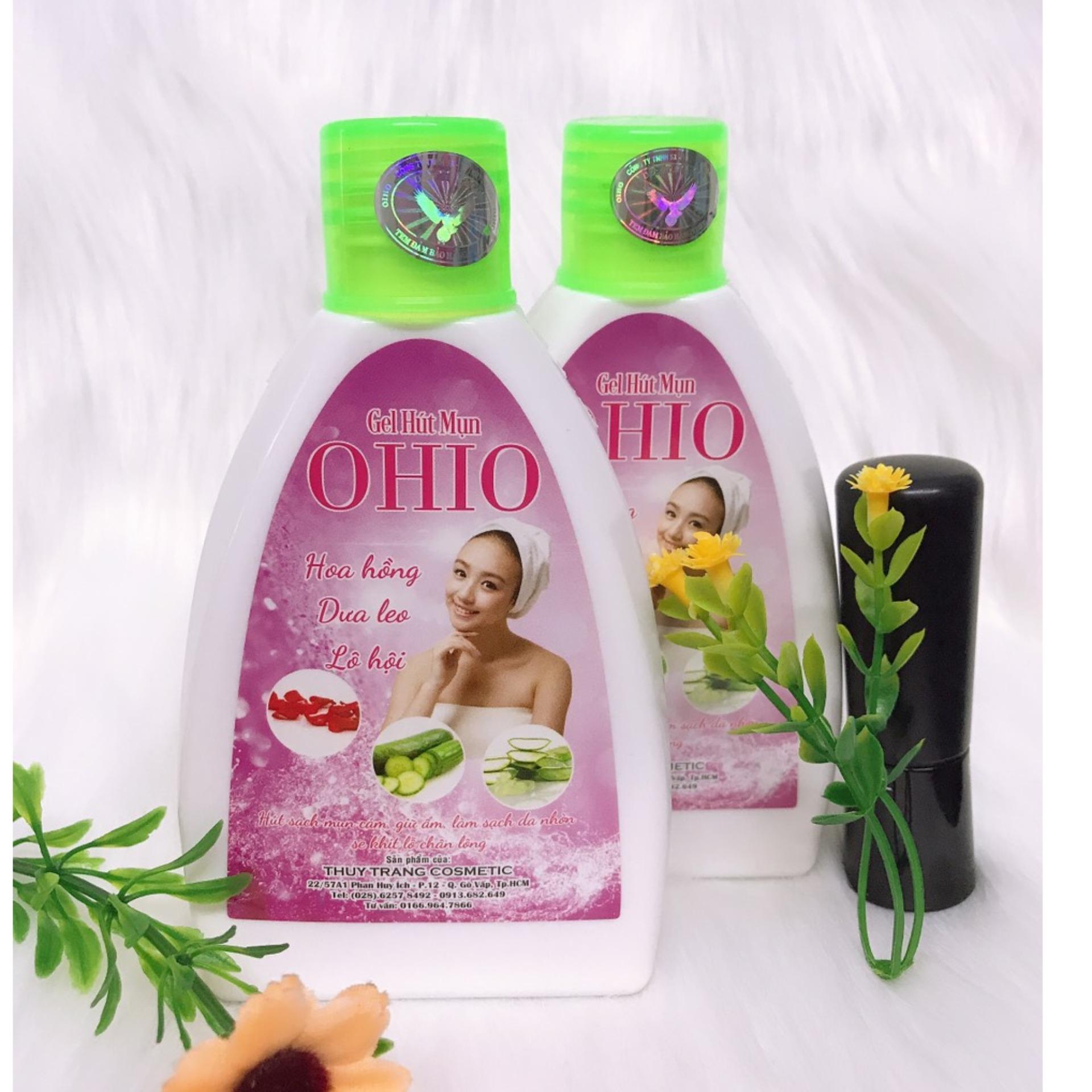 Gel lột mụn ohio- hoa hồng- dưa leo - lô hội 200g