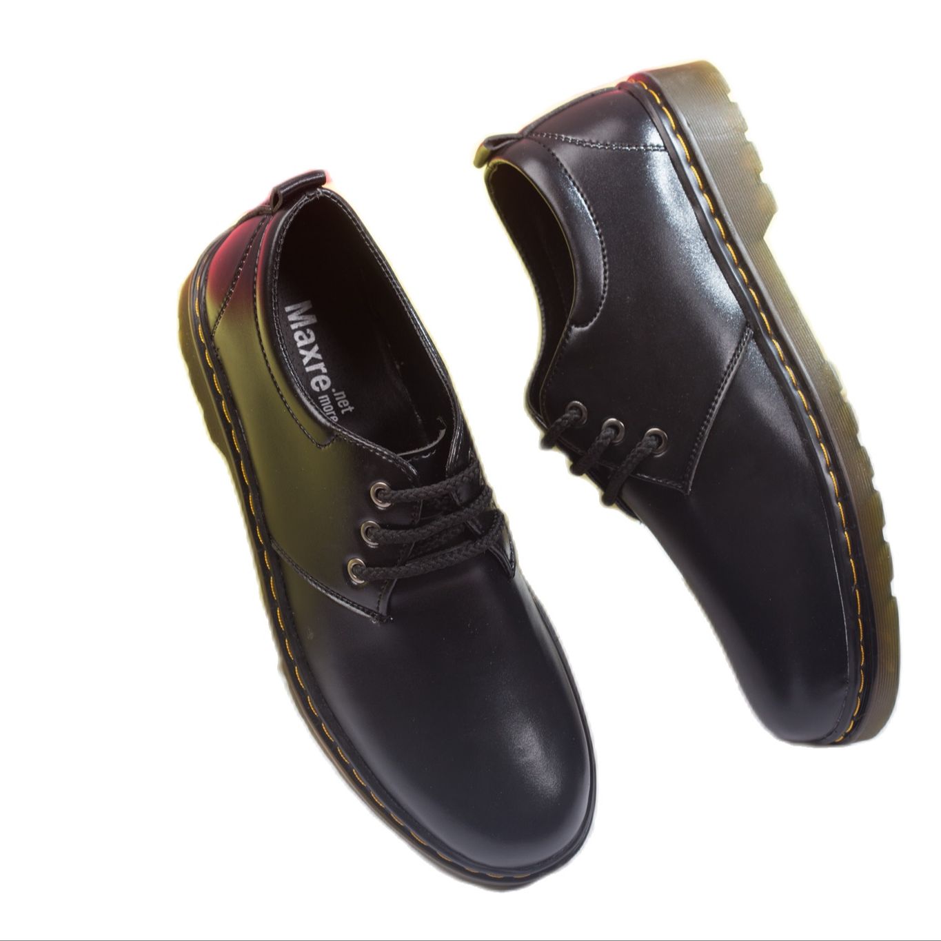 Giày Da Nam AROTI Dáng Boot Chất Da Đẹp , Đế Khâu Siêu Bền, Form Thể Thao, Mạnh Mẽ, Cực Nam Tính,  Màu Đen,Nâu-  M353 lzd4