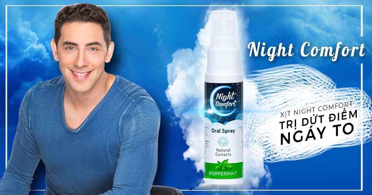 Xịt chống ngáy ngủ - Night Comfort Oral Spray Nga