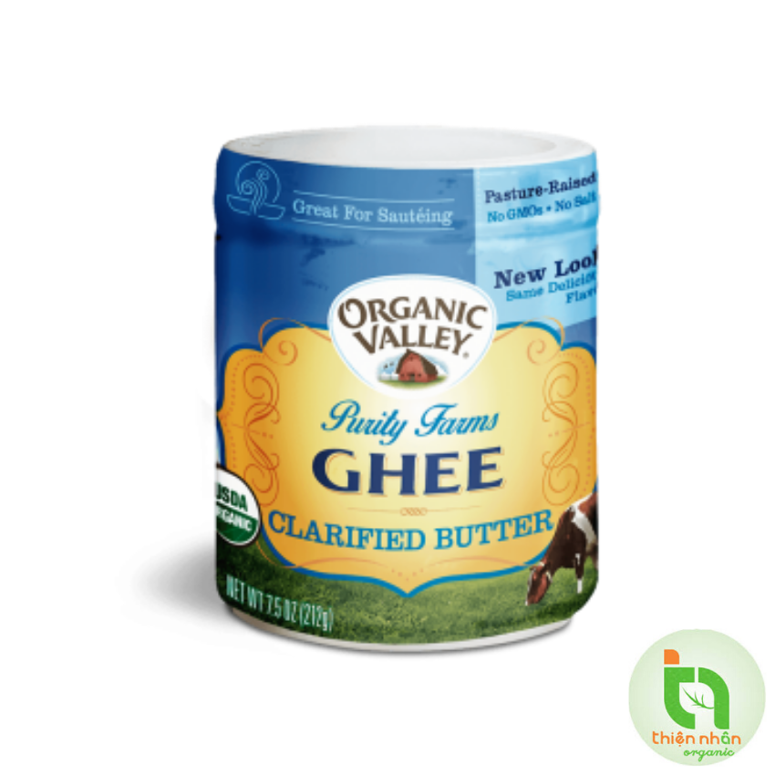 BƠ HỮU CƠ GHEE ORGANIC VALLEY 212G