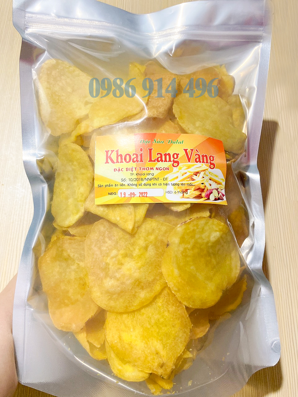 1kg khoai lang vàng sấy mật ong sản phẩm chính gốc đà lạt