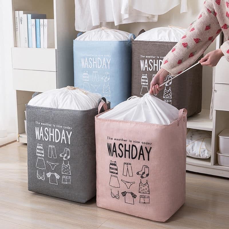 TÚI VẢI ĐỰNG CHĂN MÀN QUẦN ÁO ĐA NĂNG SIỀU BỀN - TÚI ĐỰNG WASHDAY CAO CẤP CHỐNG NƯỚC, CHỐNG BỤI BẨN XẾP GỌN TIỆN LỢI