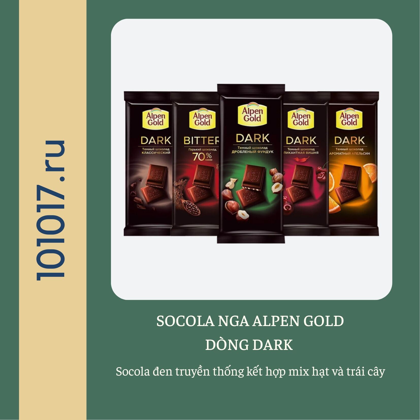 Socola đen nga alpen gold