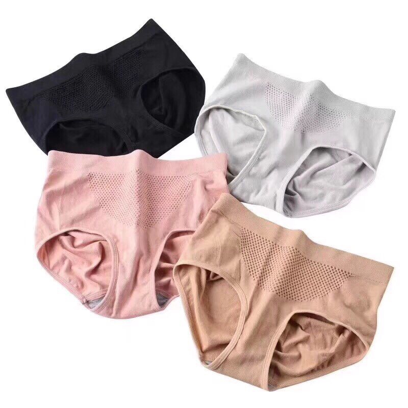 Quần lót nữ xuất nhật nâng mông kháng khuẩn túi zip chất liệu thun cotton