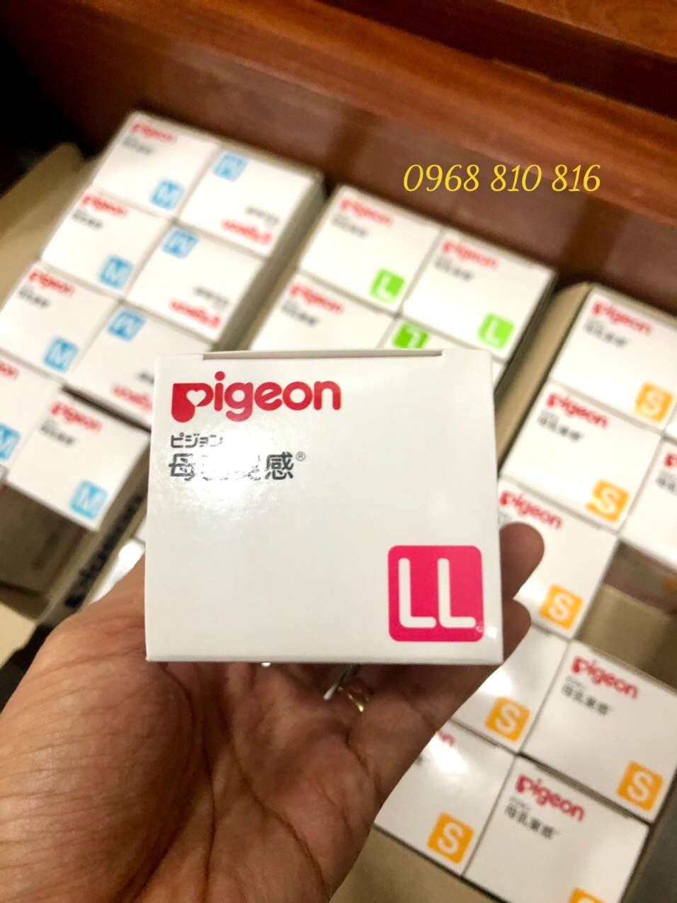 [Cam kết chính hãng]Núm Pigeon thay bình sữa cổ rộng Pigeon Nội Địa Nhật S/M/L/LL ( bán lẻ 1 cái ko hộp)