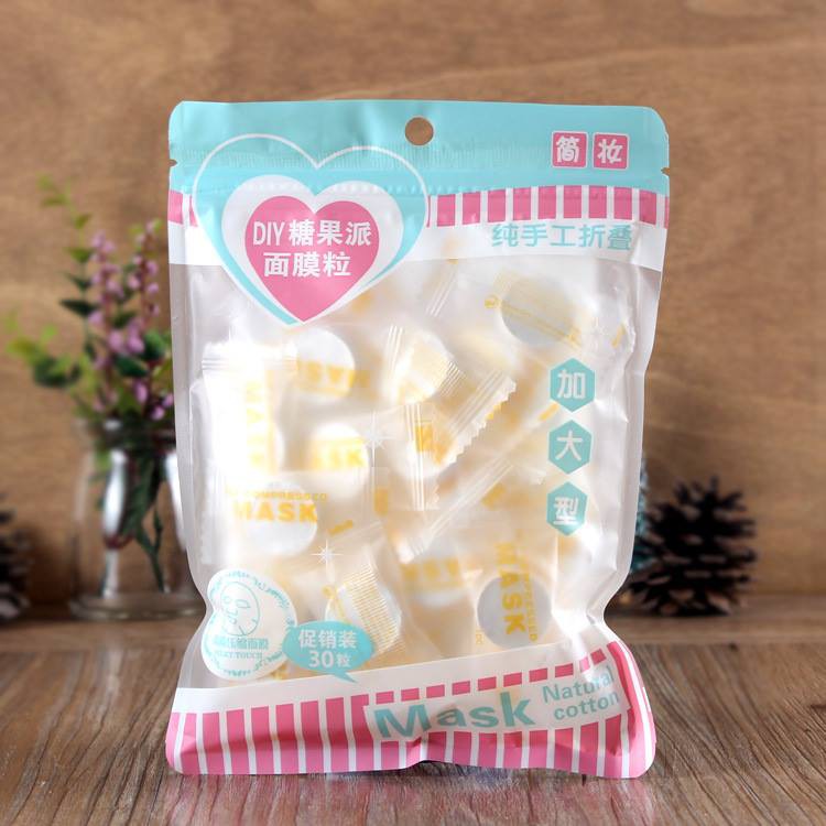 Mặt nạ giấy nén dạng viên kẹo - túi 30 viên