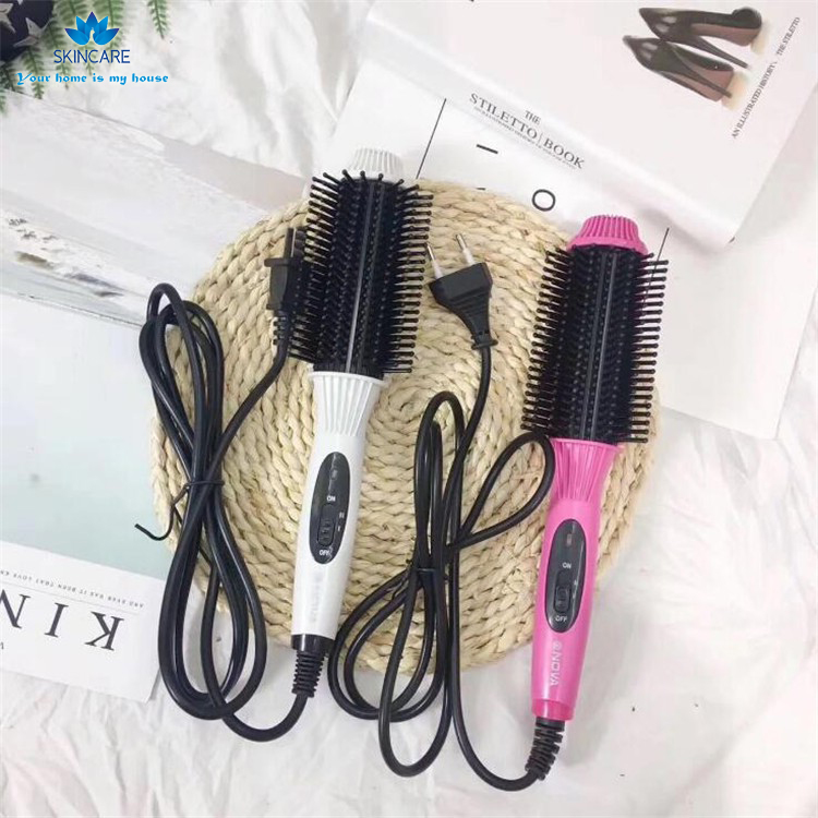 Lược điện đa năng Nova, lược điện chải tóc, duỗi tóc uốn cụp 3 in 1 - LƯỢC ĐIỆN NOVA UỐN CỤP, XOĂN PHỒNG CHỐNG GIẬT.