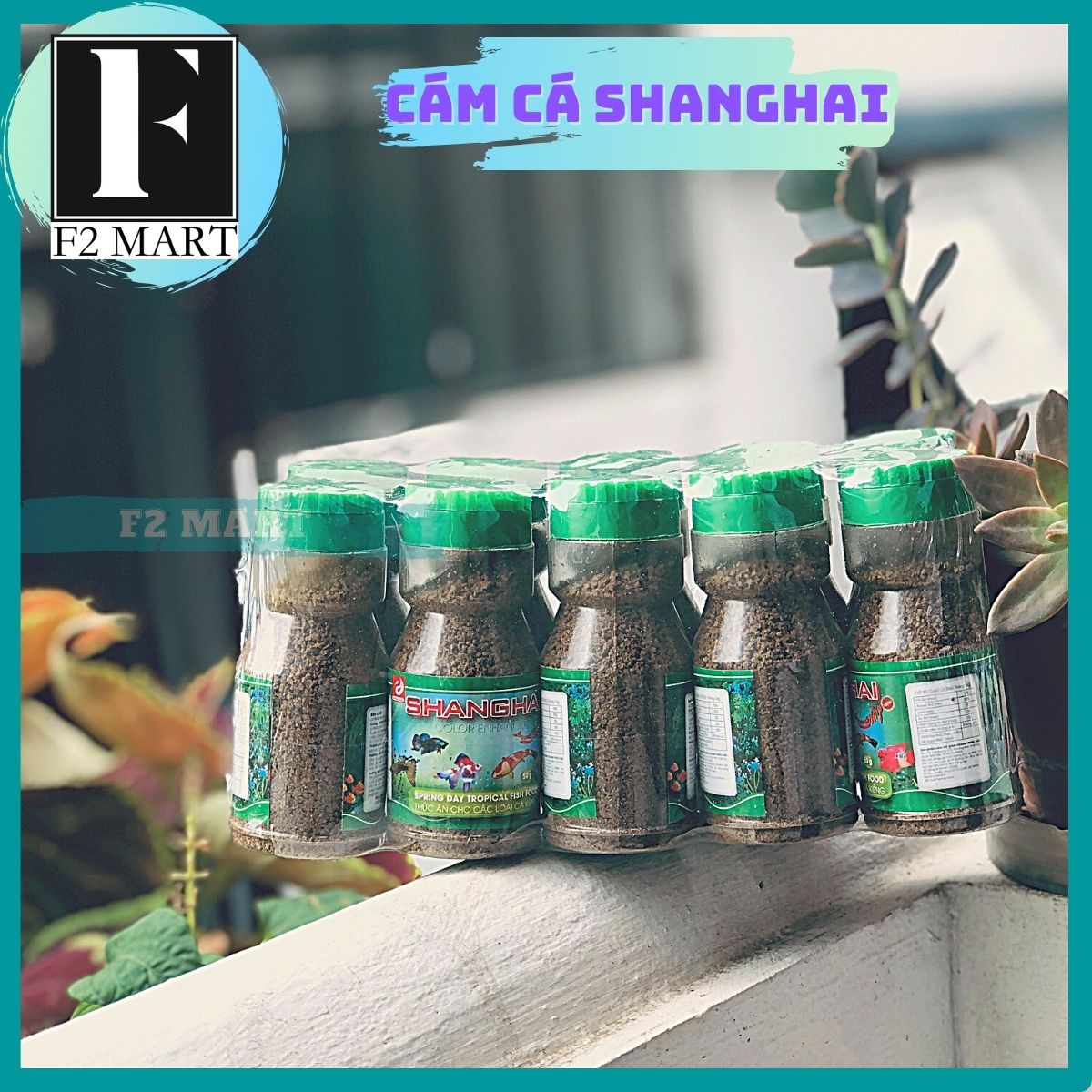 Thức ăn cá cảnh shanghai | cám cá shanghai lọ 50g