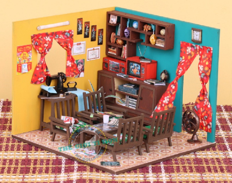 Hoài Niệm TX01, Mô Hình Thu Nhỏ Sài Gòn Xưa (tặng keo 30ml)