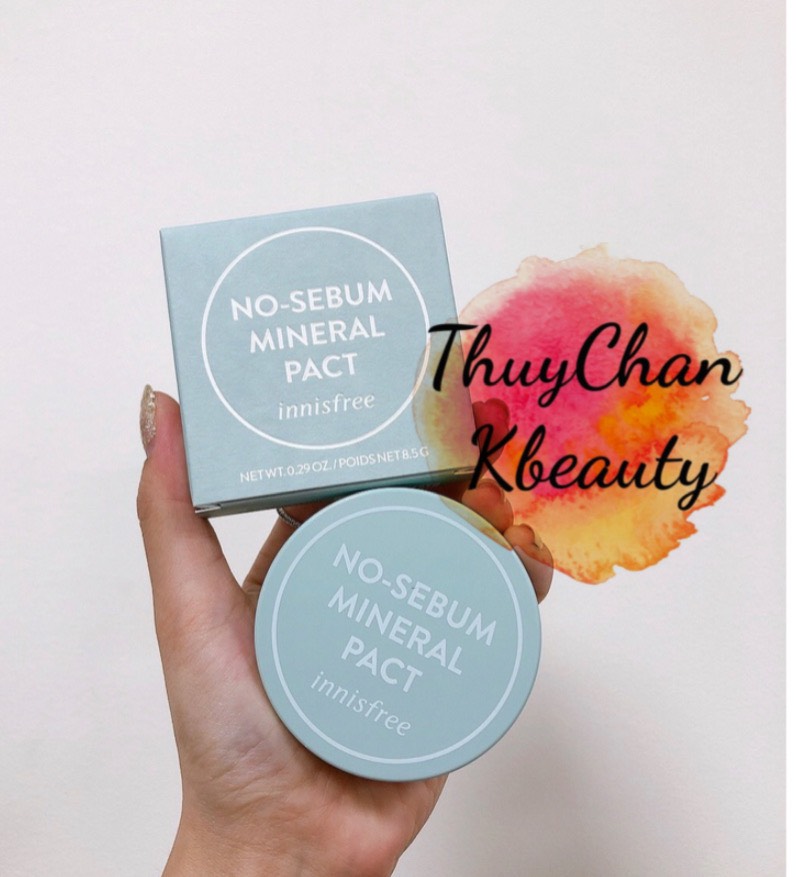 MS87 Phấn phủ kiềm dầu dạng nén Innisfree No Senum Mineral Pack 8.5g