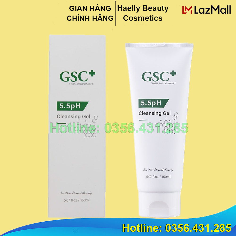 Sữa rửa mặt gel gsc 5.5ph cleansing gel 150ml