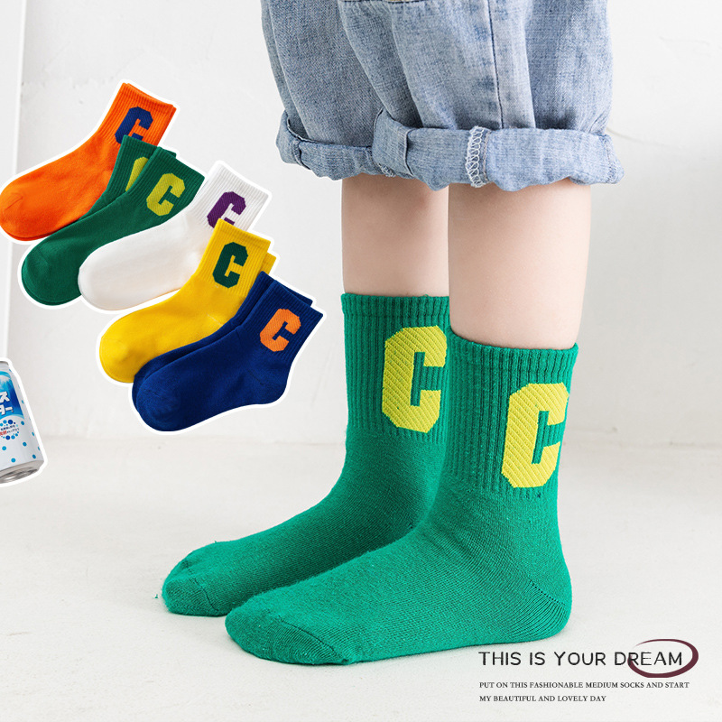 Combo 5 đôi tất len cổ cao up -19 - 20 cho bé