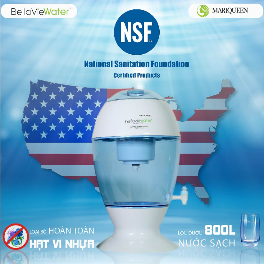 Bình lọc nước ion kiềm 20 lít - nhập khẩu usa