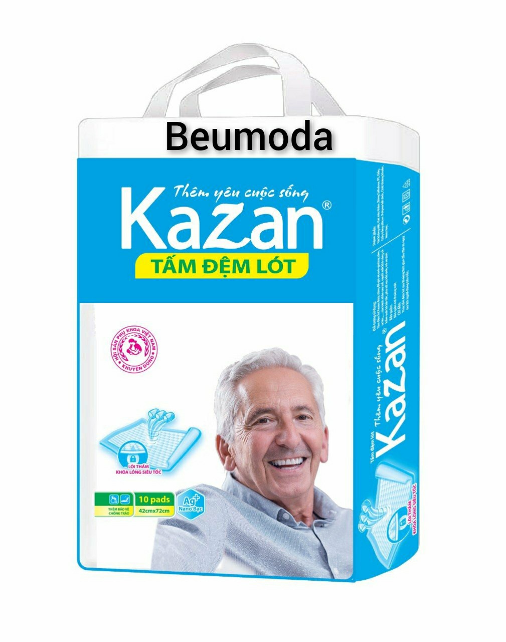 Miếng đệm lót kazan người lớn , thai sản mền mại ( gói 10 miếng )